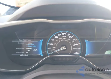 2014 Ford C-Max Energi Sel from USA, damaged, VIN 1FADP5CUXEL517150